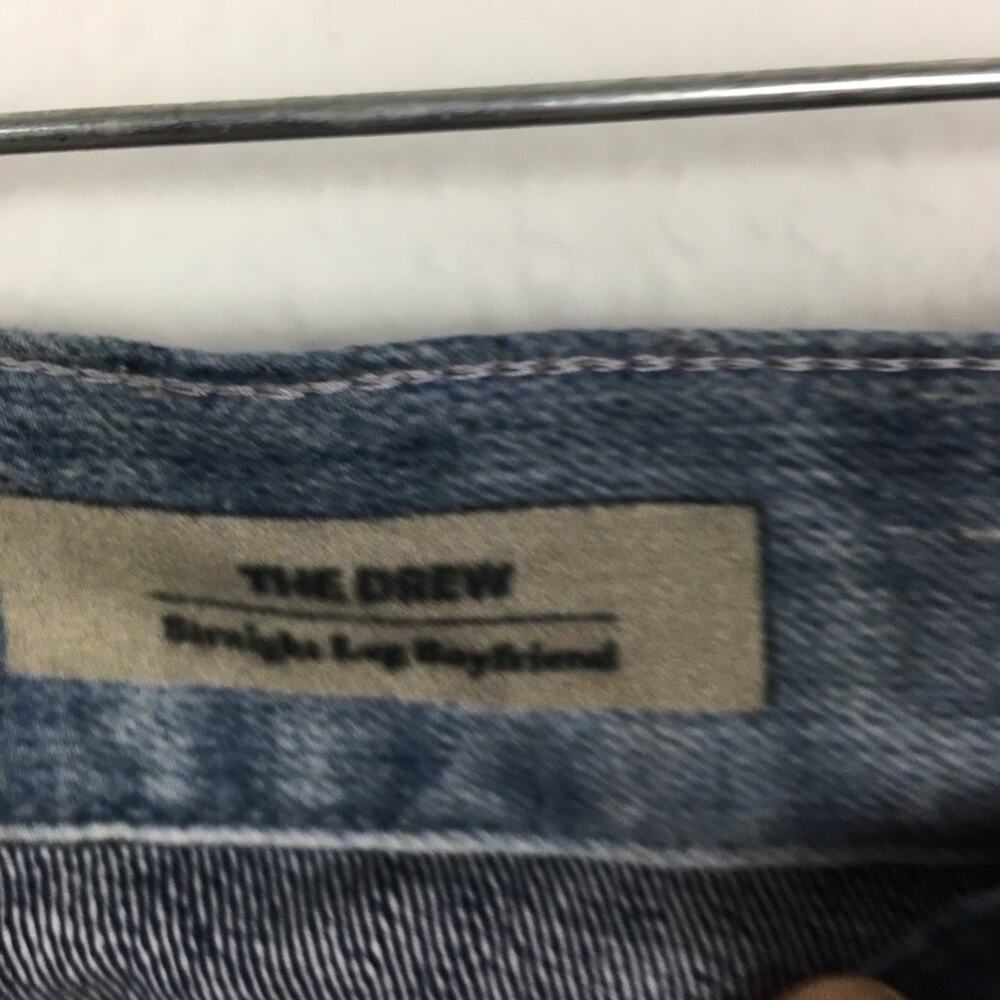 AG The Drew Blue  Straight Leg Boyfriend Printed Denim 28 - Picture 3 of 11